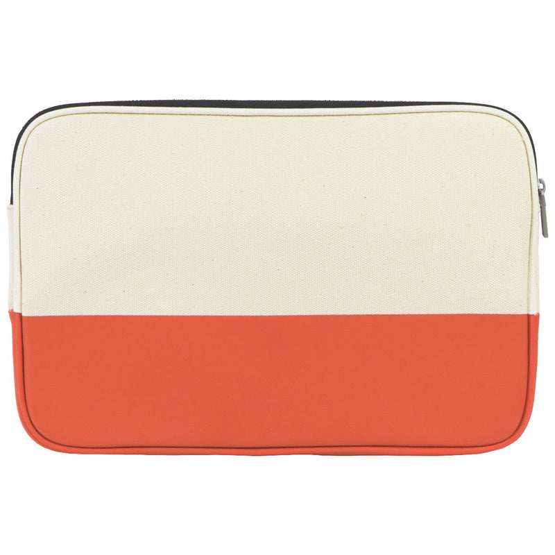 Jack Spade New York Dripped Canvas Sleeve for 13-in Laptops - Tan/Orange
