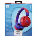 JBL JR 310 Kids Size On-Ear Headphones with Safe Sound - Red and Blue