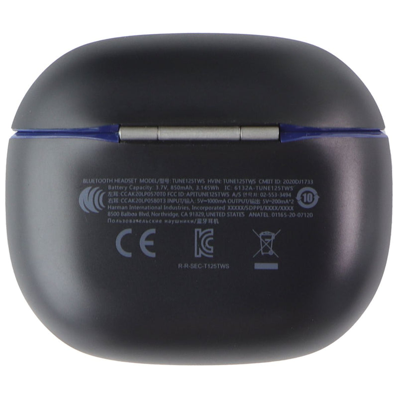 JBL Tune 125TWS True Wireless Bluetooth Headphones - Blue (JBLT125TWSBLUAM)