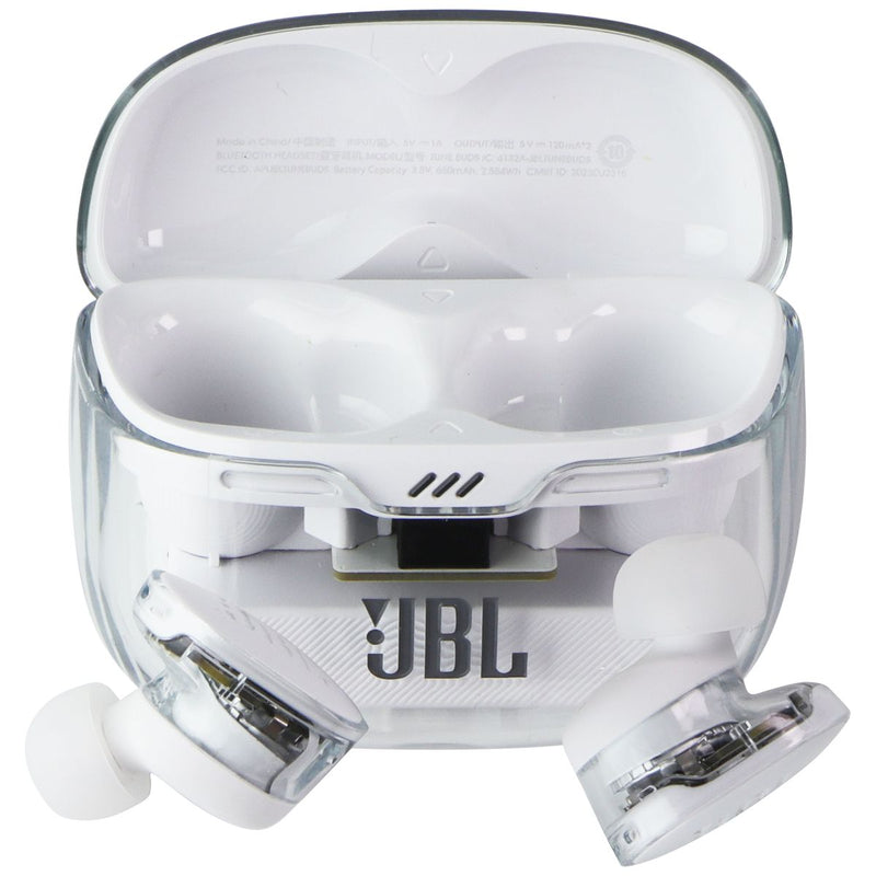 JBL Tune Buds Noise Cancelling Wireless Earbuds - Ghost Edition White (Clear)