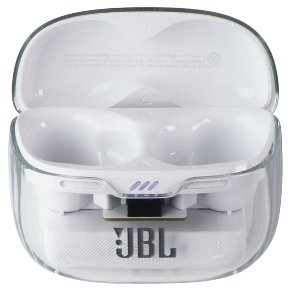Replacement Charging Case for JBL Tune Buds - Ghost Edition White - CASE ONLY