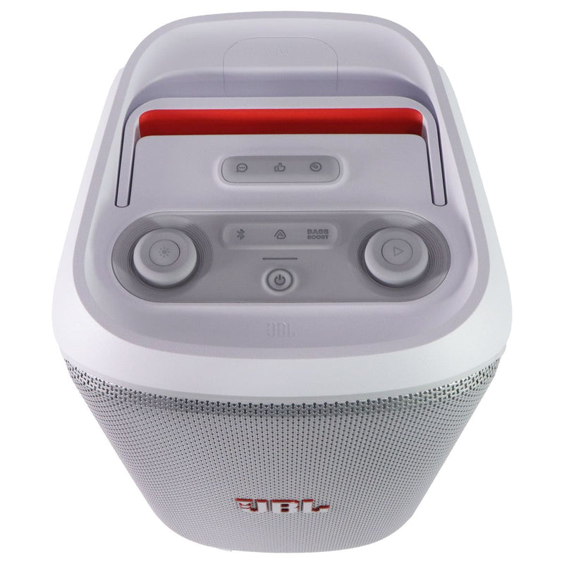 JBL PartyBox Club 120 - Portable Party Speaker with Handle & LED Lights - White