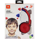 JBL JR 300 Kids On-Ear Headphones for Kids with Safe Sound Technology - Red
