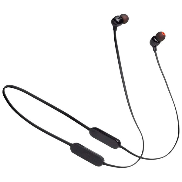 JBL Tune 125BT In-Ear Headphones with 3-Button Mic/Remote & Flat Cable - Black