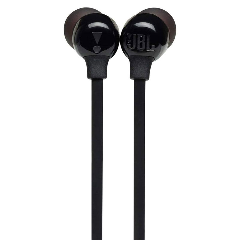 JBL Tune 125BT In-Ear Headphones with 3-Button Mic/Remote & Flat Cable - Black