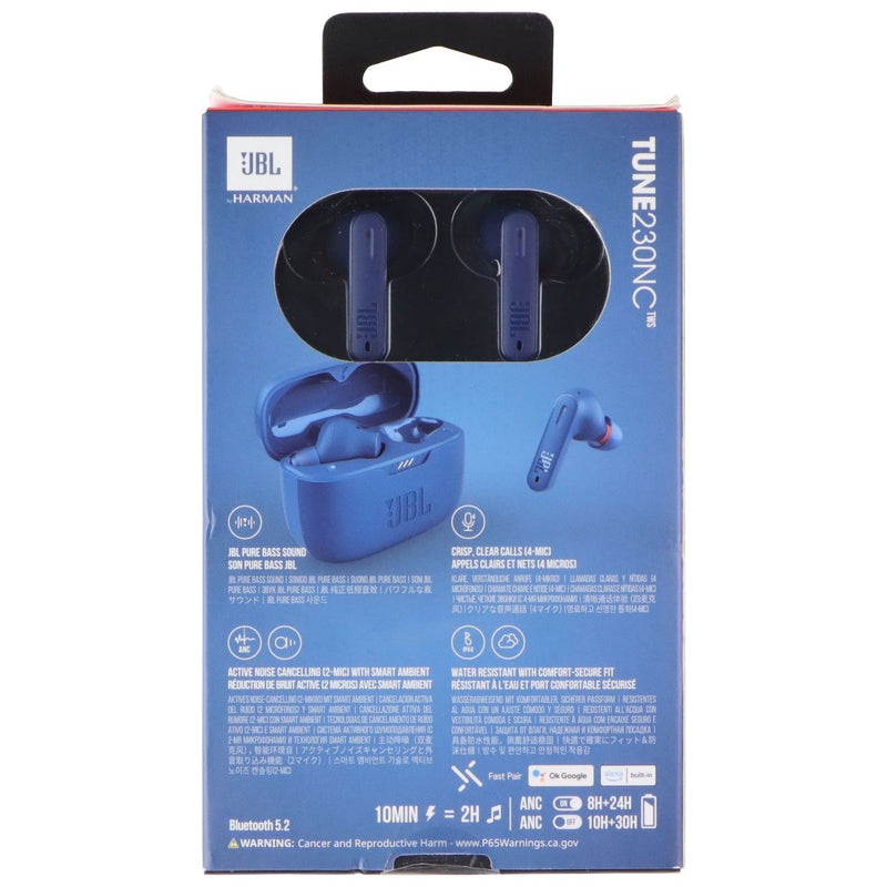JBL Tune 230NC TWS True Wireless in-Ear Noise Cancelling Headphones - Blue