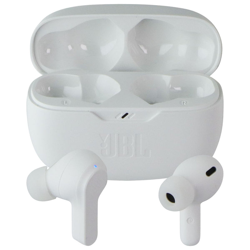 JBL Vibe Beam True Wireless Headphones & Charging Case - White