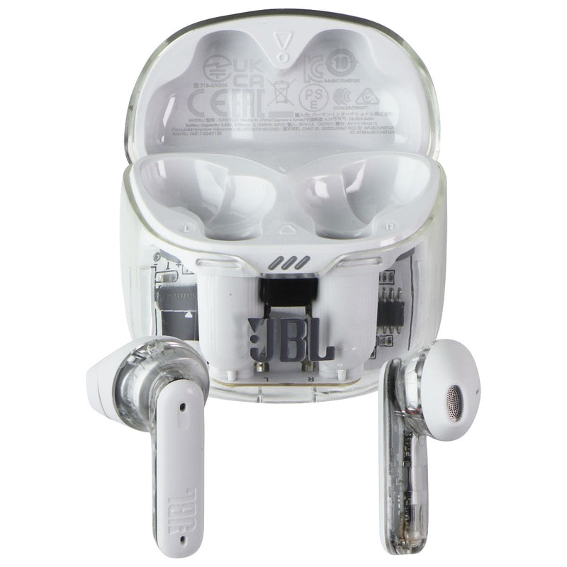 JBL Tune Flex Noise Cancelling Wireless Earbuds - Ghost Edition White (Clear)