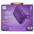 JBL Go 4 Ultra-Portable Waterproof and Dustproof Bluetooth Speaker - Purple