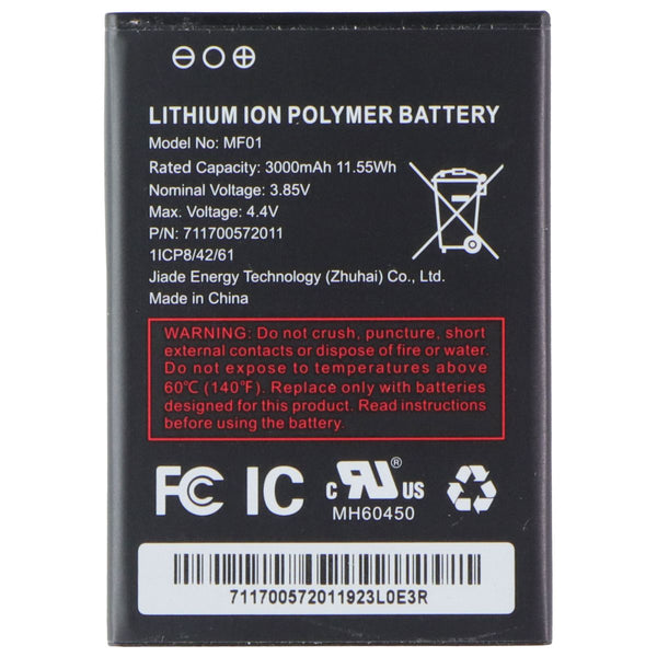 MF01 4.4V 3000mAh 11.55Wh Lithium Ion Polymer Battery