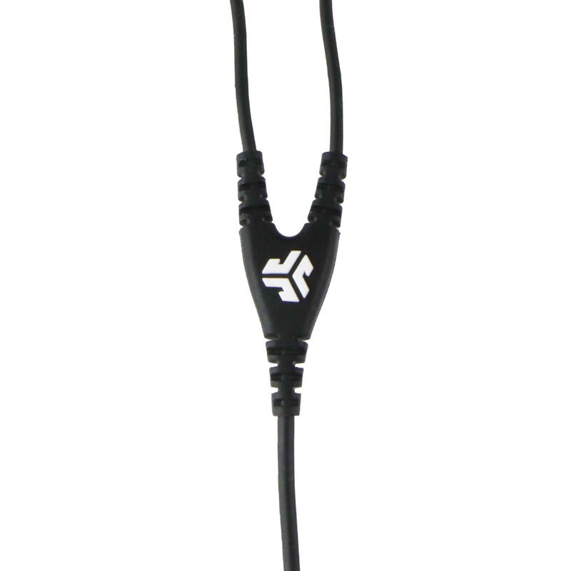 JLAB Metal Wired (3.5mm) In-Ear Bullet Earbud Headphones w/ In-Line Mic - Black