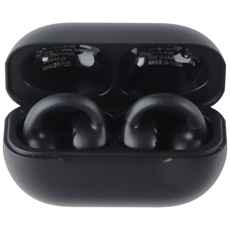 JLab - Flex Series Open-Clip True Wireless Earbuds - Black