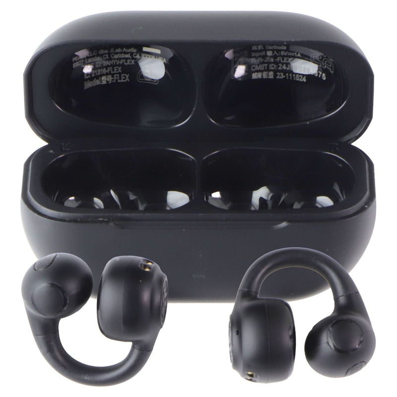 JLab - Flex Series Open-Clip True Wireless Earbuds - Black
