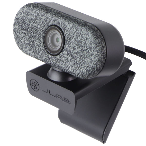JLAB Go Cam (1080 HD) Wired USB-A Clip-On Webcam for PC/MAC/Chromebook - Black