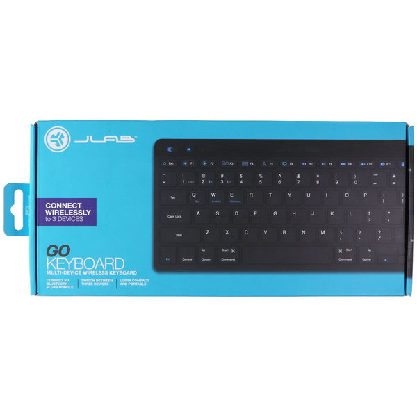 JLAB Multi-Device Wireless Bluetooth GO Keyboard - Black (KGOKEYBRBLK4)