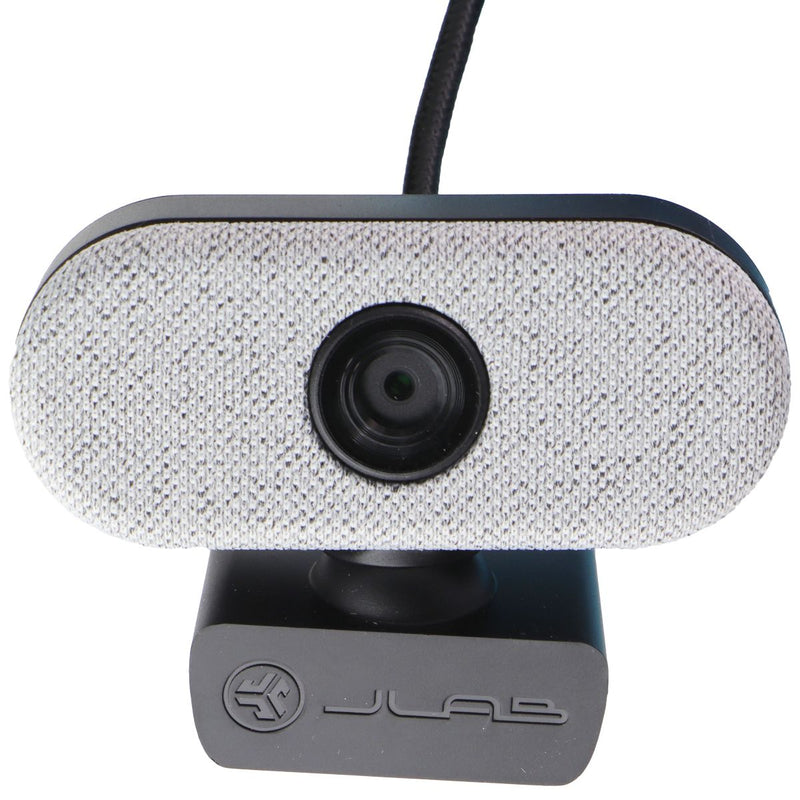 JLAB Go Cam (1080 HD) Wired USB-A Clip-On Webcam for PC/MAC/Chromebook - White