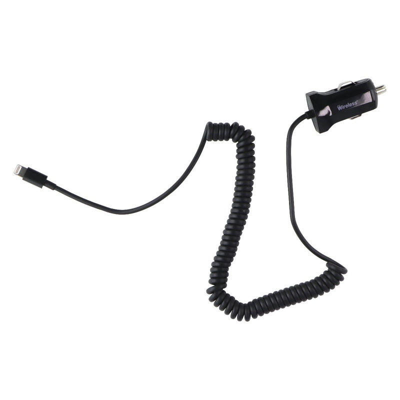 Just Wireless 2.1 Amp High Speed Car Charger with 8-Pin Connector - Black