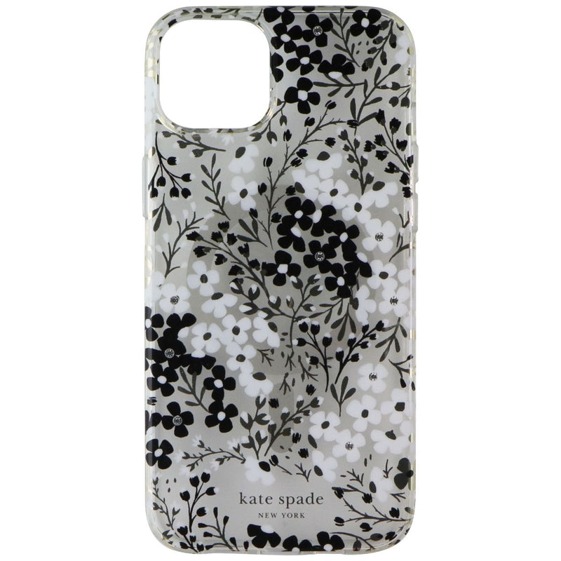 Kate Spade Case for MagSafe for Apple iPhone 15 Plus - Black/White Multi Floral