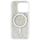 Kate Spade Case for MagSafe for Apple iPhone 15 Pro - Modern Floral Silver