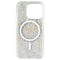 Kate Spade Case for MagSafe for Apple iPhone 15 Pro - Modern Floral Silver