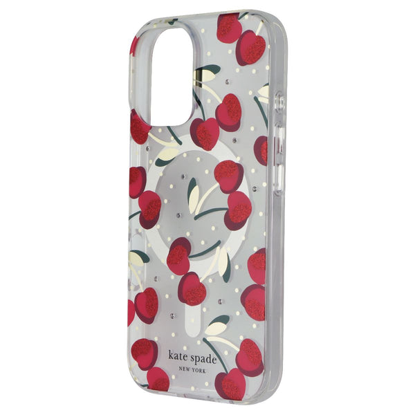 Kate Spade Protective Case for MagSafe for iPhone 16 Pro - Cherry Dot/Clear