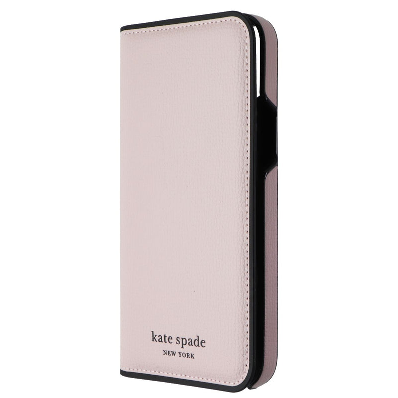 Kate Spade Wrap Folio Case for Apple iPhone 14 Plus - Pale Vellum/Black Bumper