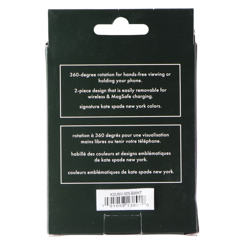 Kate Spade New York Phone Holder and Loop Stand - Black/White