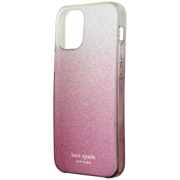 Kate Spade Protective Hardshell Case for iPhone 12 mini - Pink Ombre Glitter