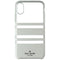 Kate Spade Protective Hardshell Case for iPhone Xs/X - Clear/Charlotte Stripe