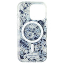 Kate Spade Protective Case for MagSafe for iPhone 16 Pro - Flowerbed Blue Gems
