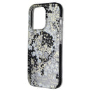 Kate Spade Defensive Case for MagSafe for iPhone 15 Pro - Floral Black/White