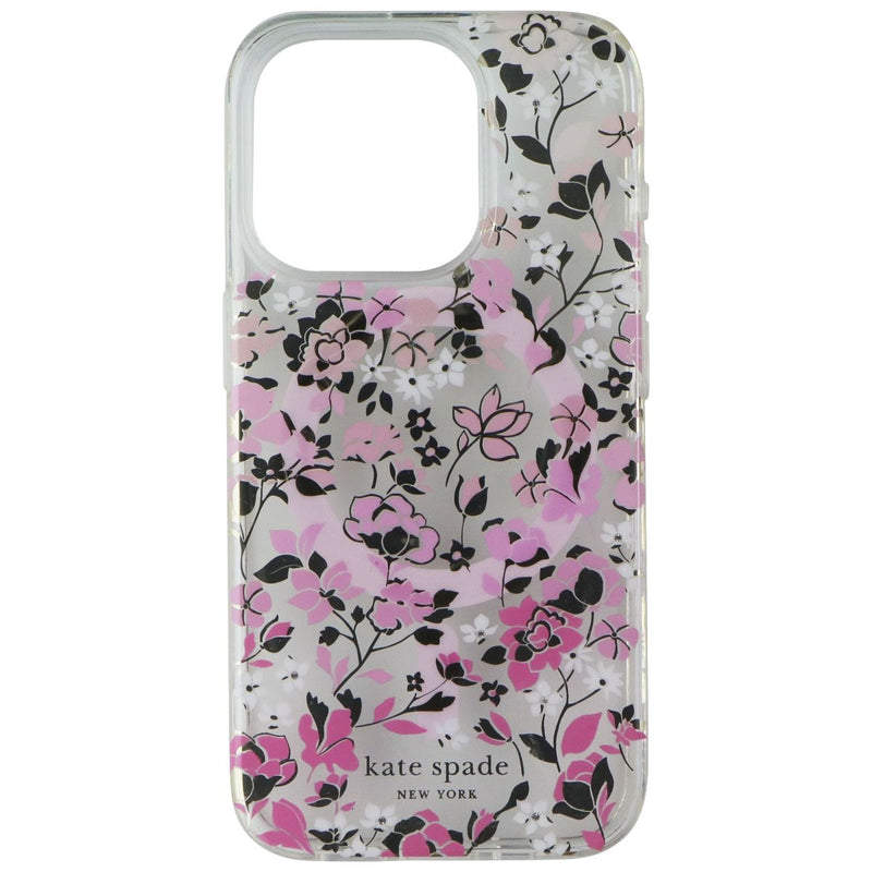 Kate Spade Protective Case for MagSafe for iPhone 15 Pro - Flowerbed Pink Ombre