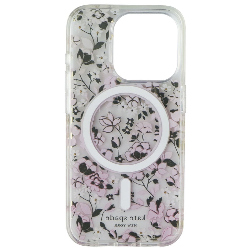 Kate Spade Protective Case for MagSafe for iPhone 15 Pro - Flowerbed Pink Ombre