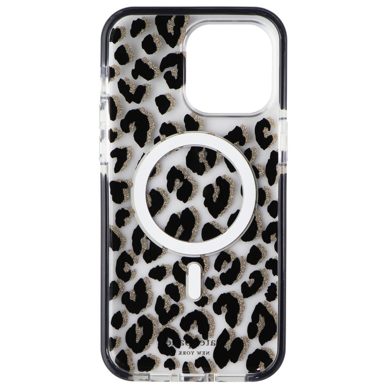 Kate Spade Defensive Hard Case for MagSafe for iPhone 15 Pro Max - City Leopard