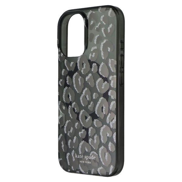 Kate Spade Protective Case for MagSafe for iPhone 16 - Black City Leopard