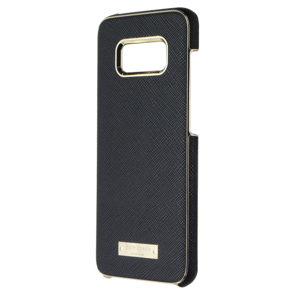 Kate Spade NY Wrap Series Case for Samsung Galaxy S8 (GS8) - Saffiano Black/Gold