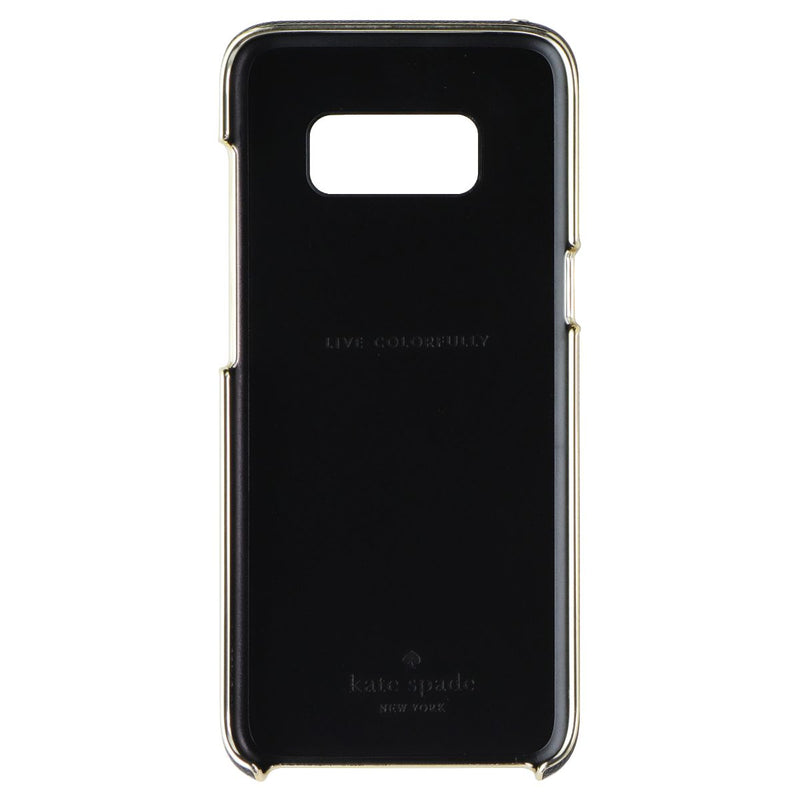 Kate Spade NY Wrap Series Case for Samsung Galaxy S8 (GS8) - Saffiano Black/Gold