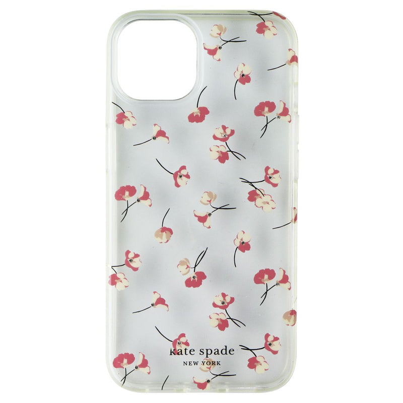 Kate Spade New York Protective Hardshell Case for iPhone 13 - Falling Poppies