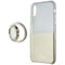 Kate Spade Ring Stand and Case for Apple iPhone X/iPhone XS - Clear/Gold Glitter