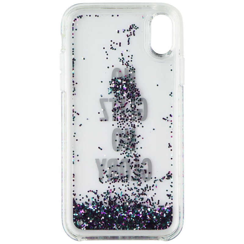 Kate Spade Liquid Glitter Series Case for Apple iPhone XR - No Glitz No Glory