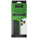 Kate Spade Screen and Lens Protectors for iPhone 17 Pro Max - Set in Stone Gold