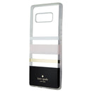 Kate Spade Flexible Hardshell Case for Galaxy Note8 - Pink/Gold/Blk/Clear Stripe