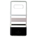 Kate Spade Flexible Hardshell Case for Galaxy Note8 - Pink/Gold/Blk/Clear Stripe