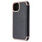 Kate Spade Wrap Folio Wallet Case for Apple iPhone 13 - Black/Pink Trim