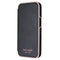Kate Spade Wrap Folio Wallet Case for Apple iPhone 13 - Black/Pink Trim