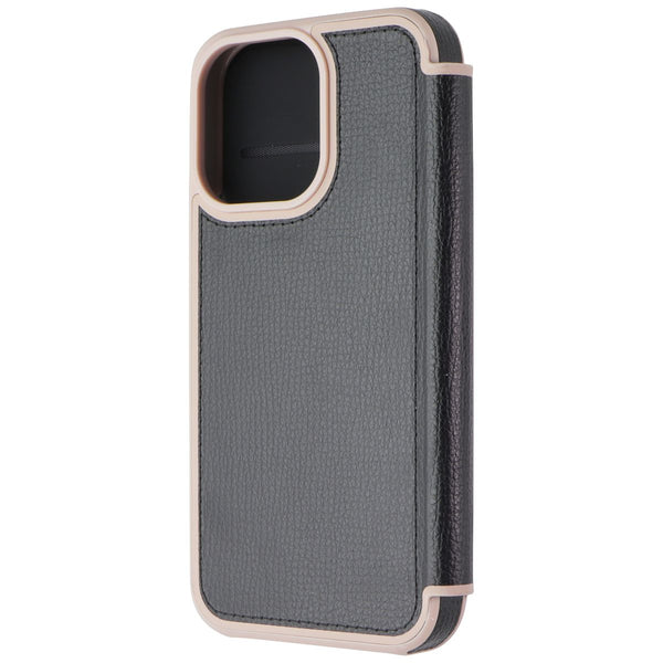 Kate Spade New York Folio Case for iPhone 13 Pro - Black/Pink