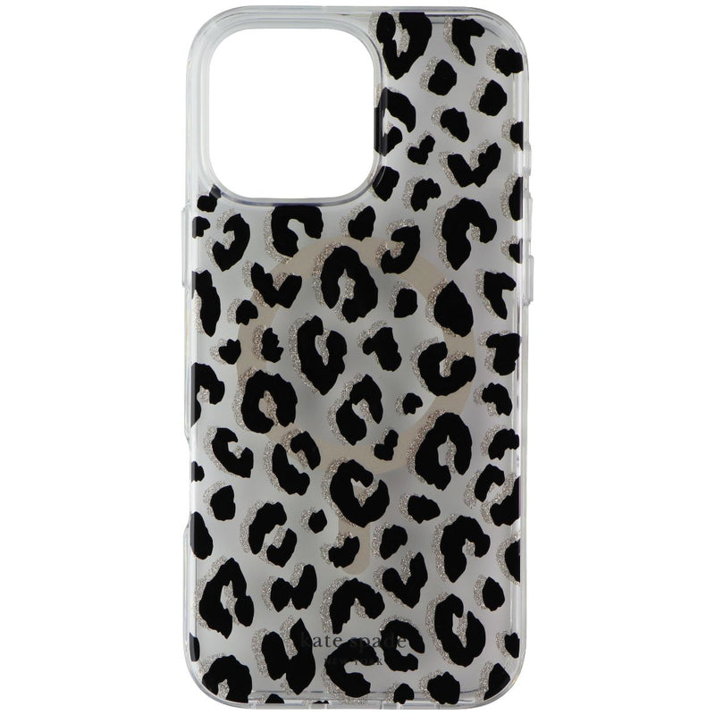 Kate Spade Protective Case for MagSafe for iPhone 16 Pro Max - Glitter Leopard