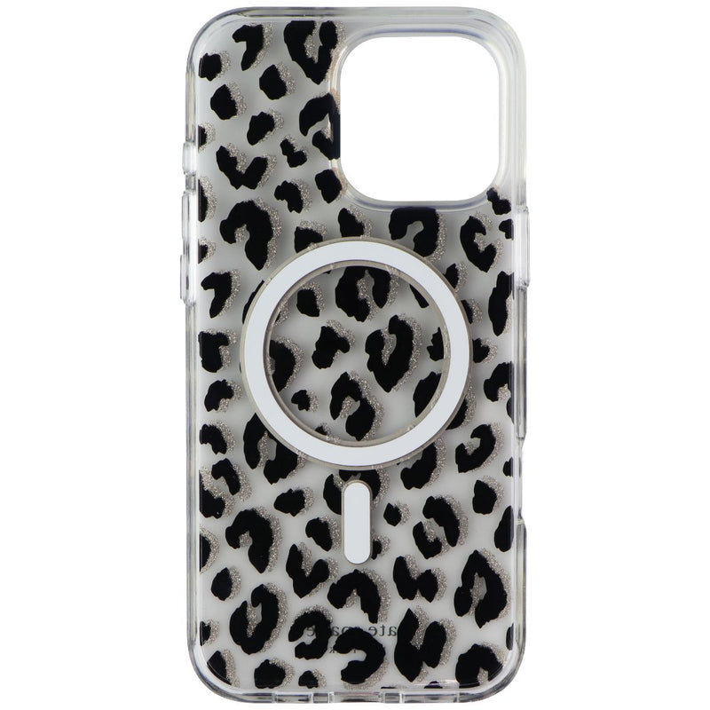 Kate Spade Protective Case for MagSafe for iPhone 16 Pro Max - Glitter Leopard