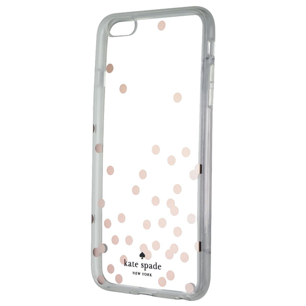 Kate Spade New York Case Cover iPhone 6s Plus 6 Plus - Clear / Rose Gold Dots