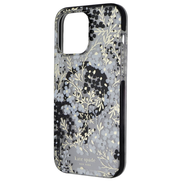 Kate Spade Case for MagSafe for iPhone 15 Pro Max - Multi Floral (Black MagSafe)